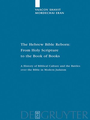 cover image of The Hebrew Bible Reborn